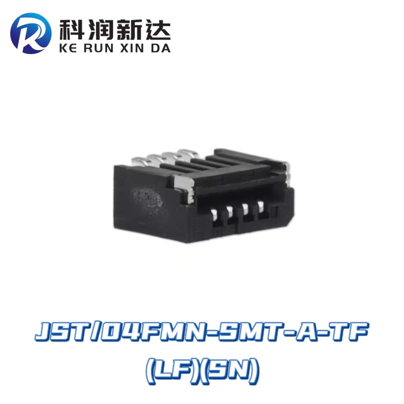 04FMN-SMT-A-TF(LF)(SN) Stock JST Single Row FMN Series Material PA6T Black Connector