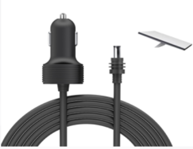 Car Charger Silicone O-Ring Style DC Waterproof Cable - Gray, Black