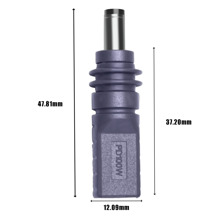 TYPE-C female to DC5521 male PD fast charging chip