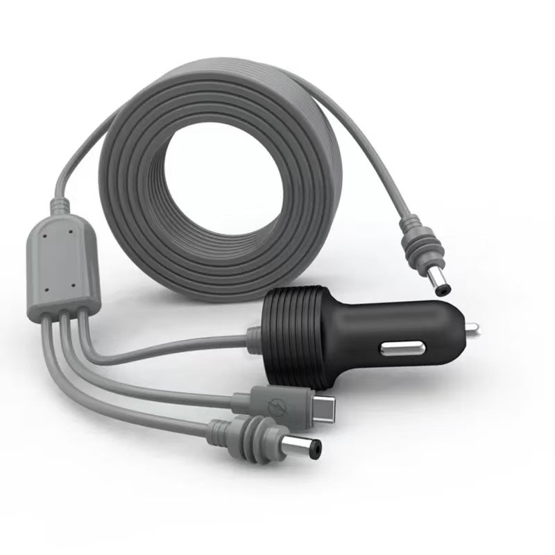 Silicone Seal Ring 3-in-1 Car Charger DC Cable for Starlink